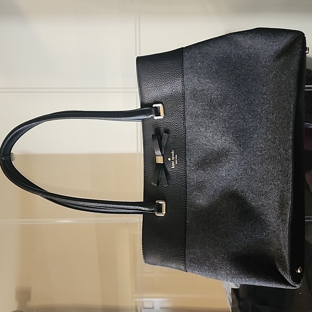 Kate Spade Black and Gray Women's Tote Bag